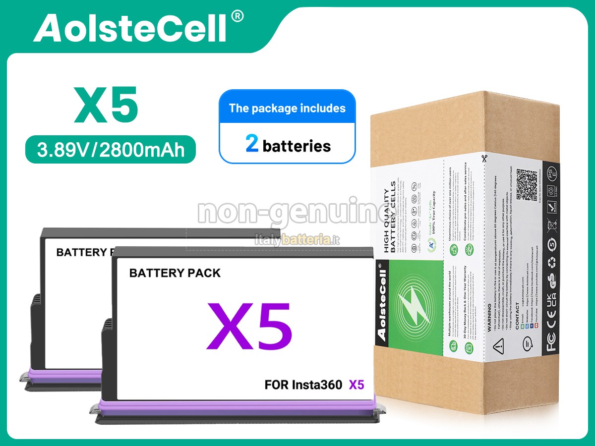 Batteria per Insta360 JH-X5