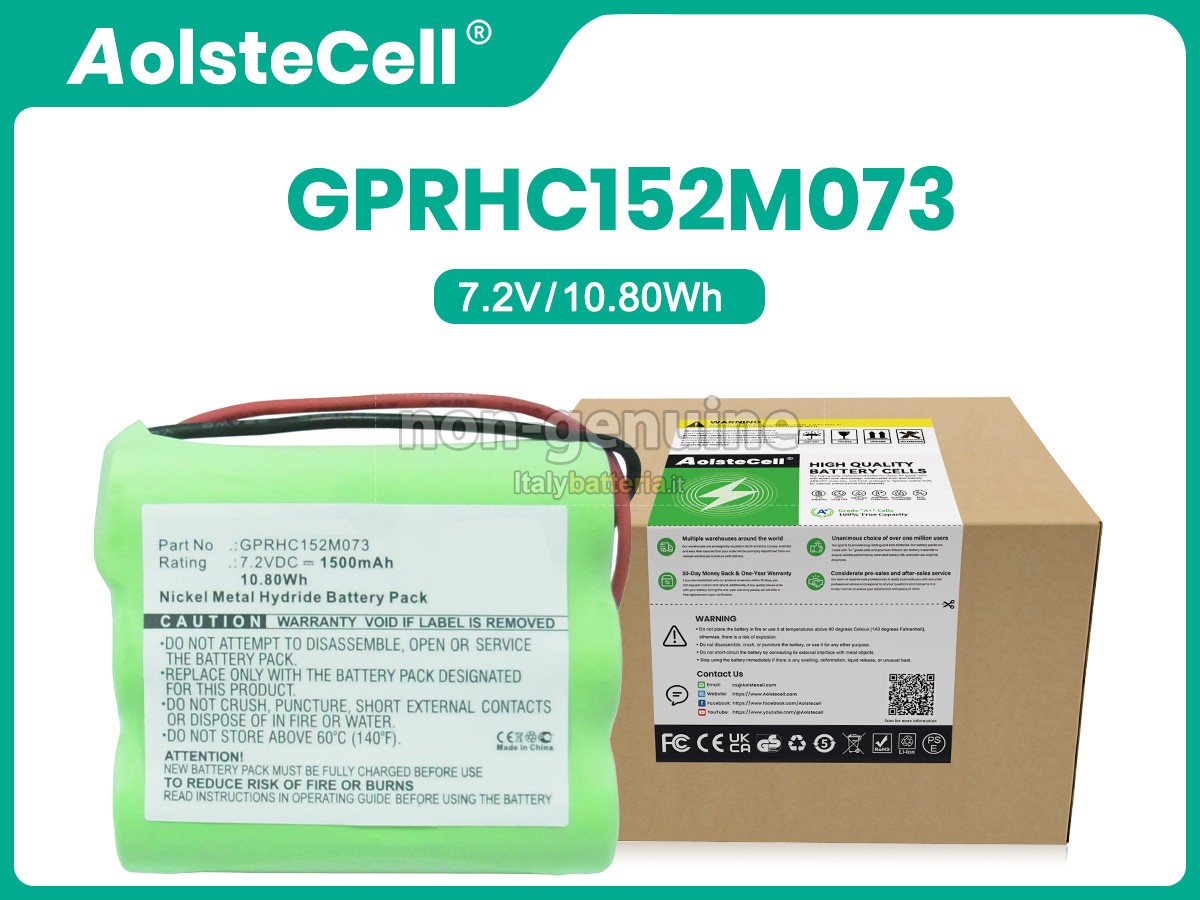 Batteria per iRobot GPRHC152M073