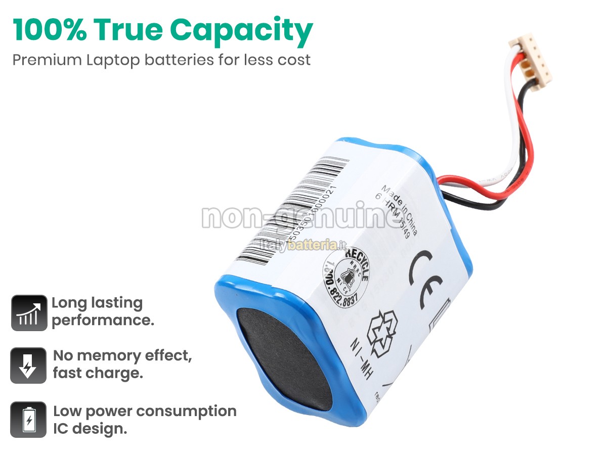 Batteria per Irobot BRAAVA 380