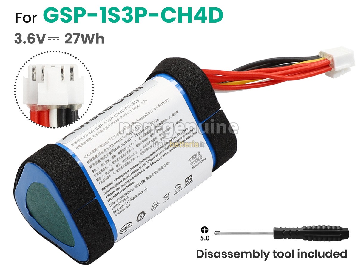 Batteria per JBL GSP-1S3P-CH4D