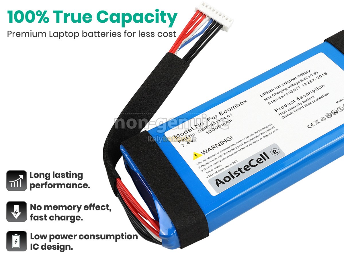 Batteria per JBL JEM3318