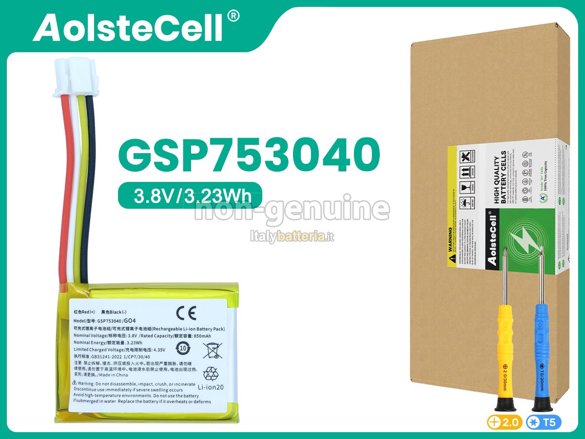 Batteria per JBL GSP753040