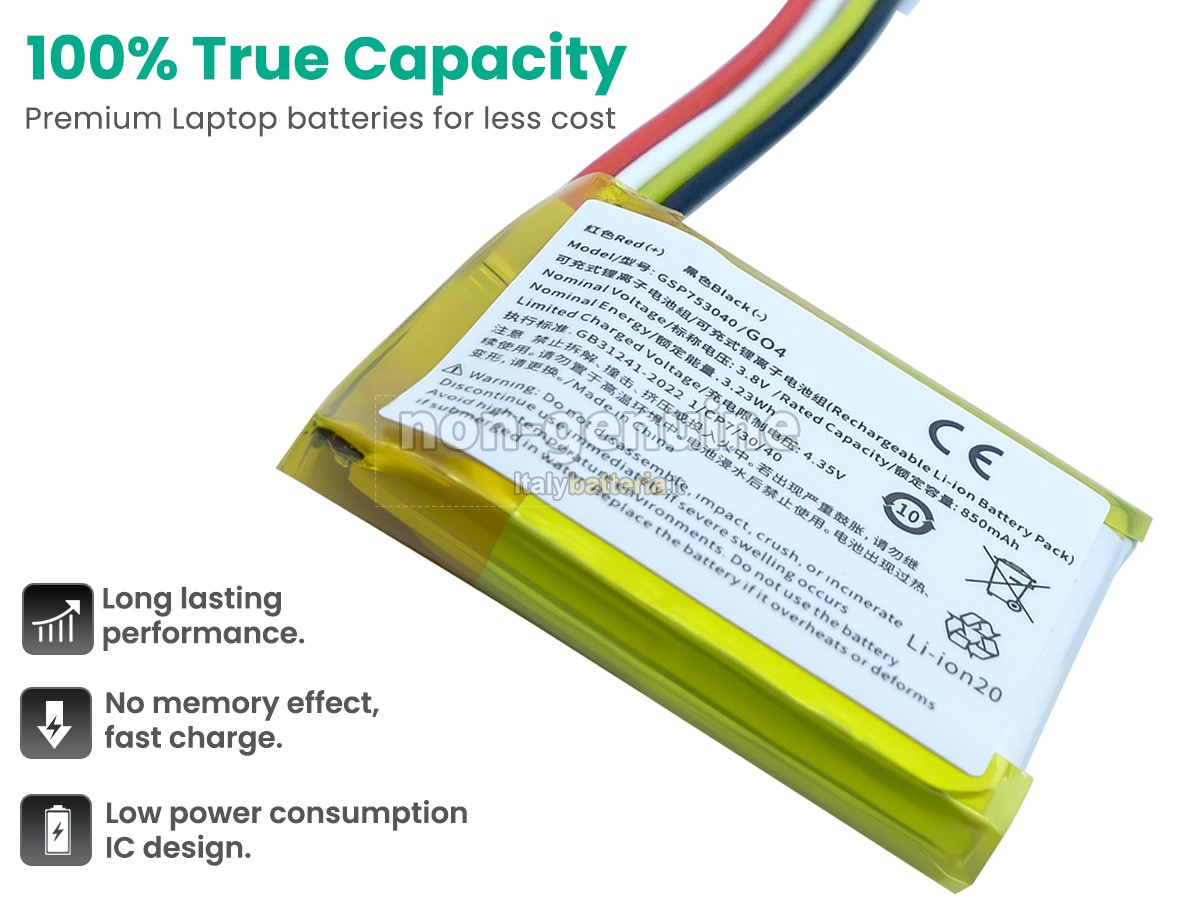 Batteria per JBL GSP753040