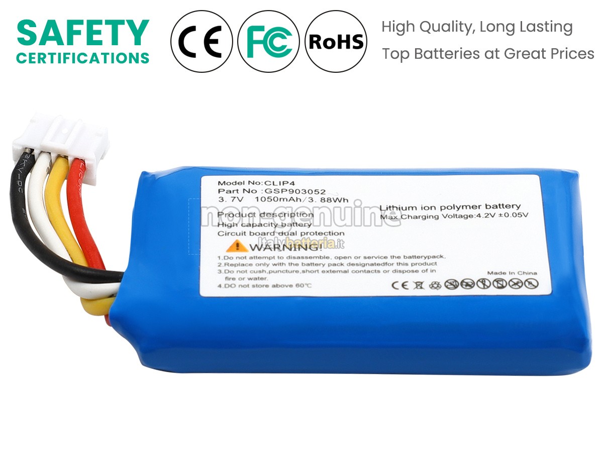 Batteria per JBL CLIP 4