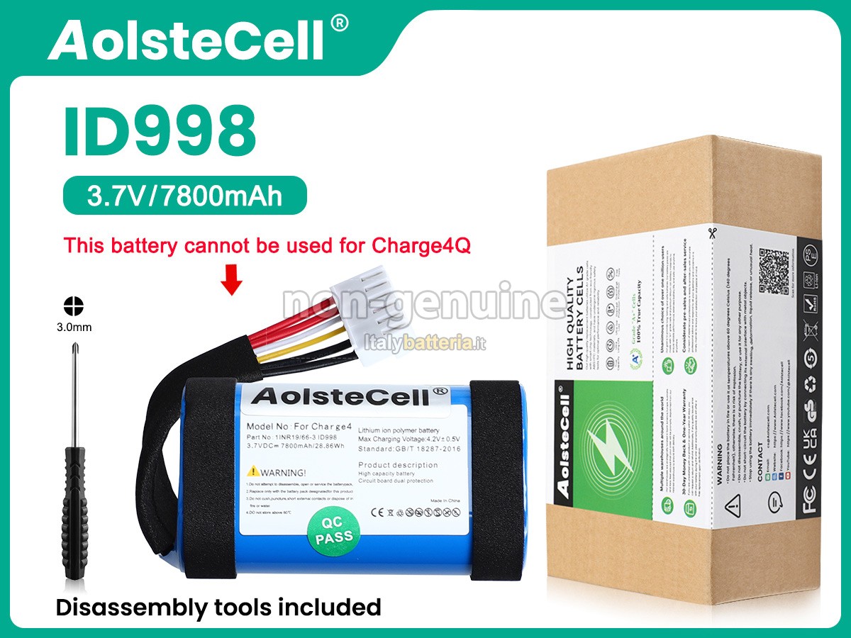 Batteria per JBL ID998