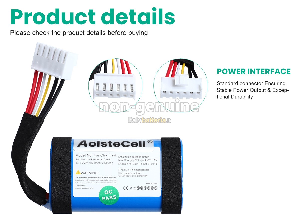 Batteria per JBL ID998