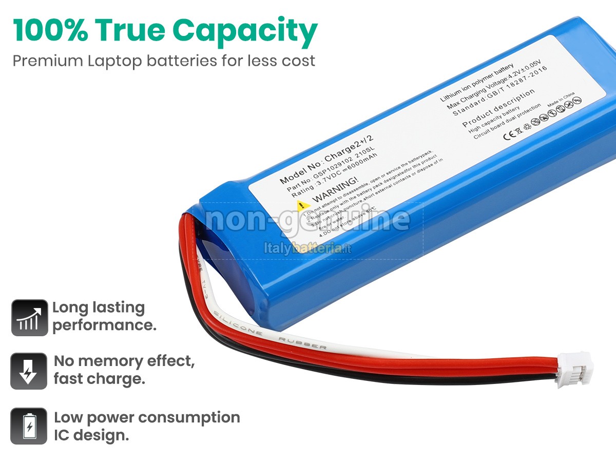Batteria per JBL CHARGE 2 PLUS