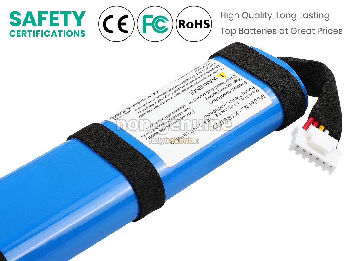 Batteria per JBL SUN-INTE-103(2INR19/66-2)