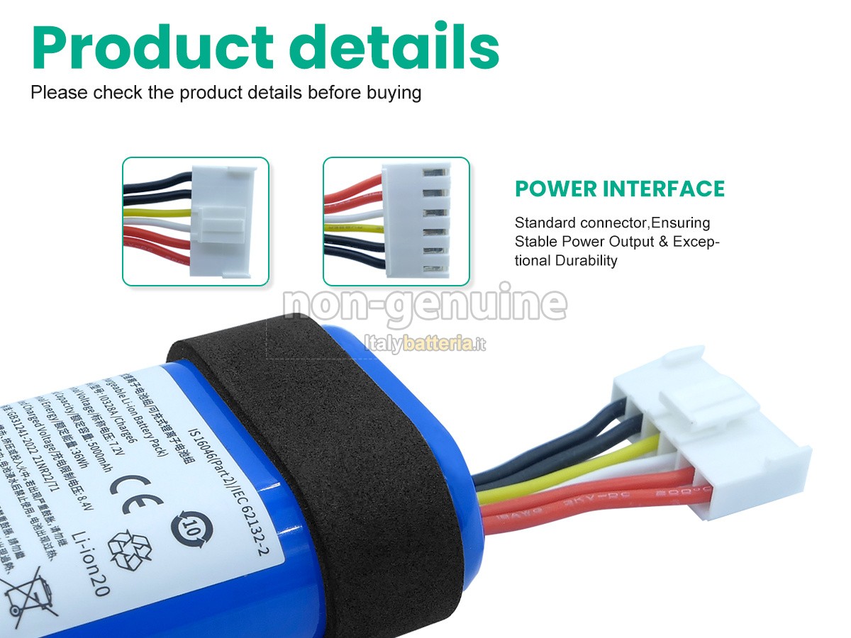 Batteria per JBL CHARGE 6