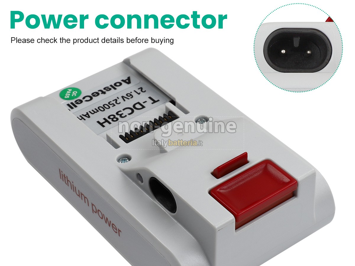 Batteria JIMMY T-DC38A