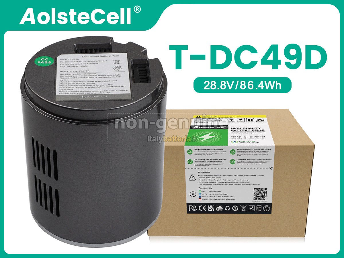 Batteria per JIMMY T-DC49D