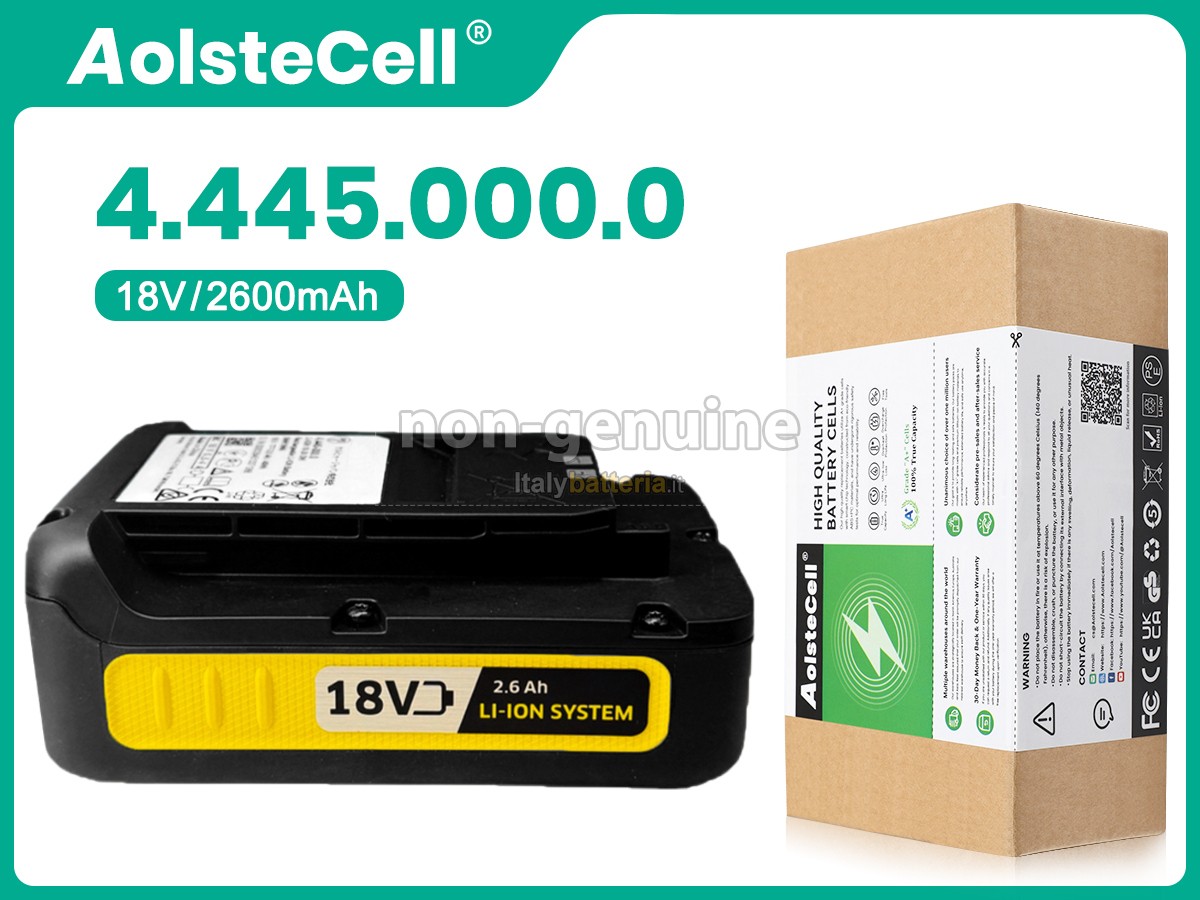 Batteria per Karcher KHB 6 BATTERY SET MJ