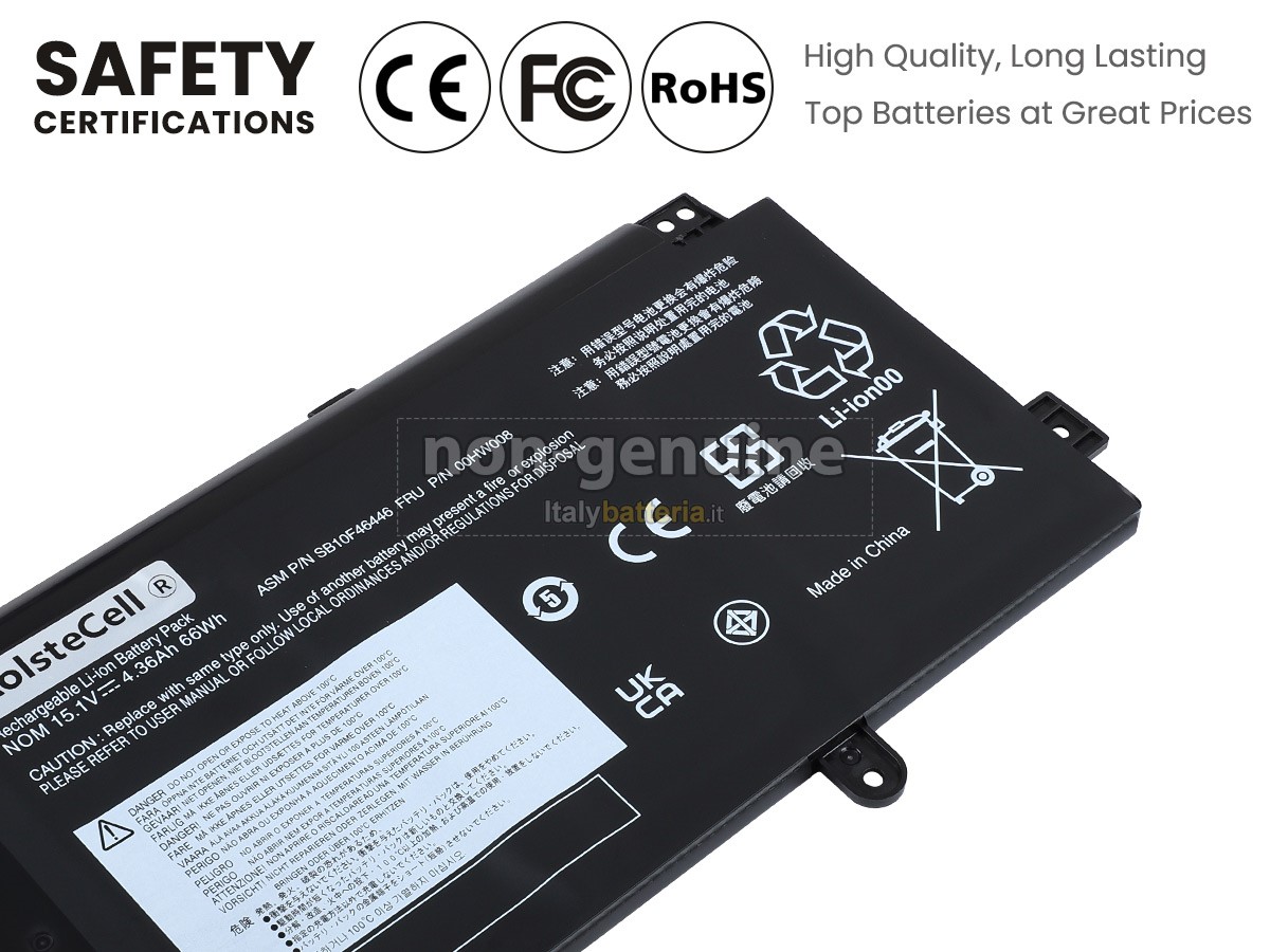 Batteria per portatile Lenovo 00HW008