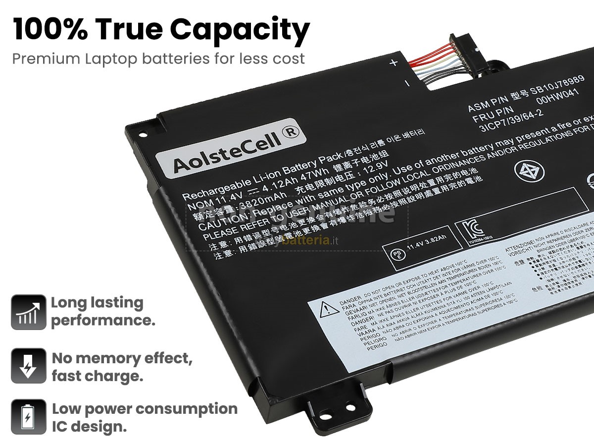 Batteria per portatile Lenovo ThinkPad S5-20G4S00000