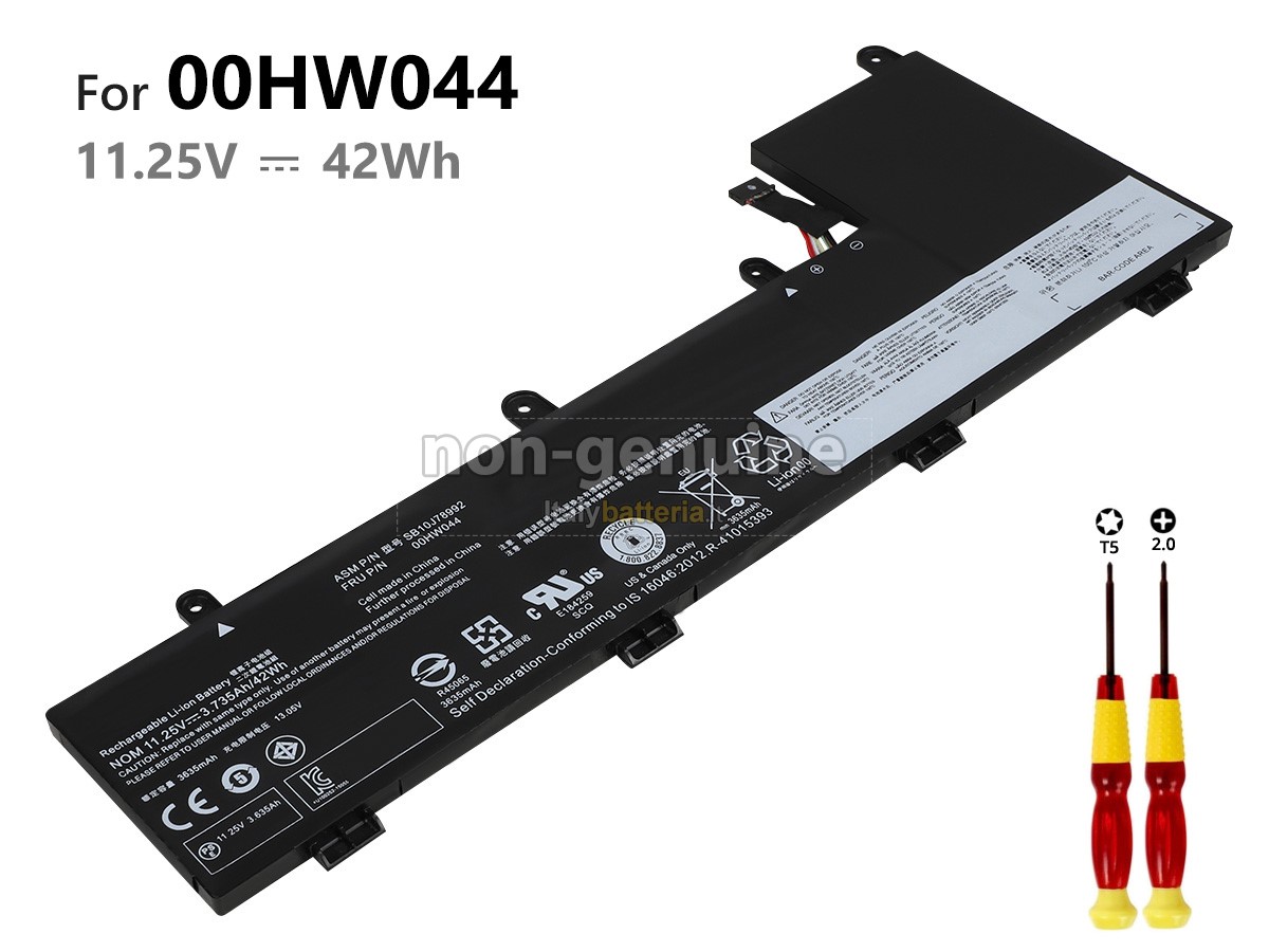 Batteria per portatile Lenovo 00HW042