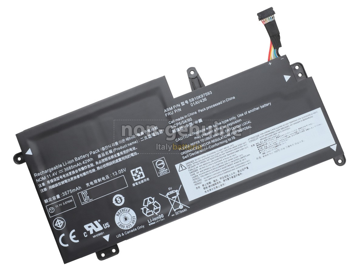 Batteria per portatile Lenovo Chromebook 13-20GL