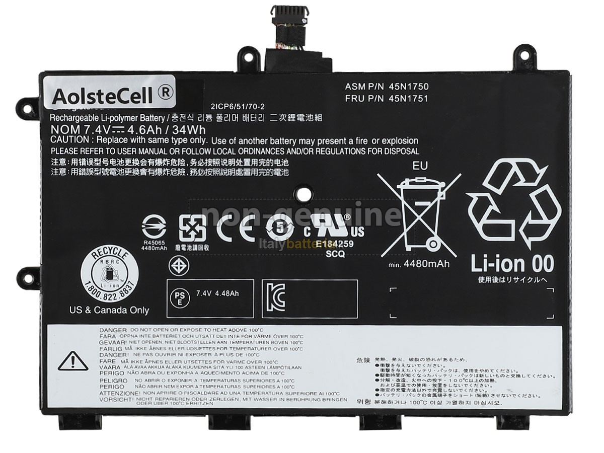 Batteria per portatile Lenovo ThinkPad YOGA 11E(20D9-9000EAU)