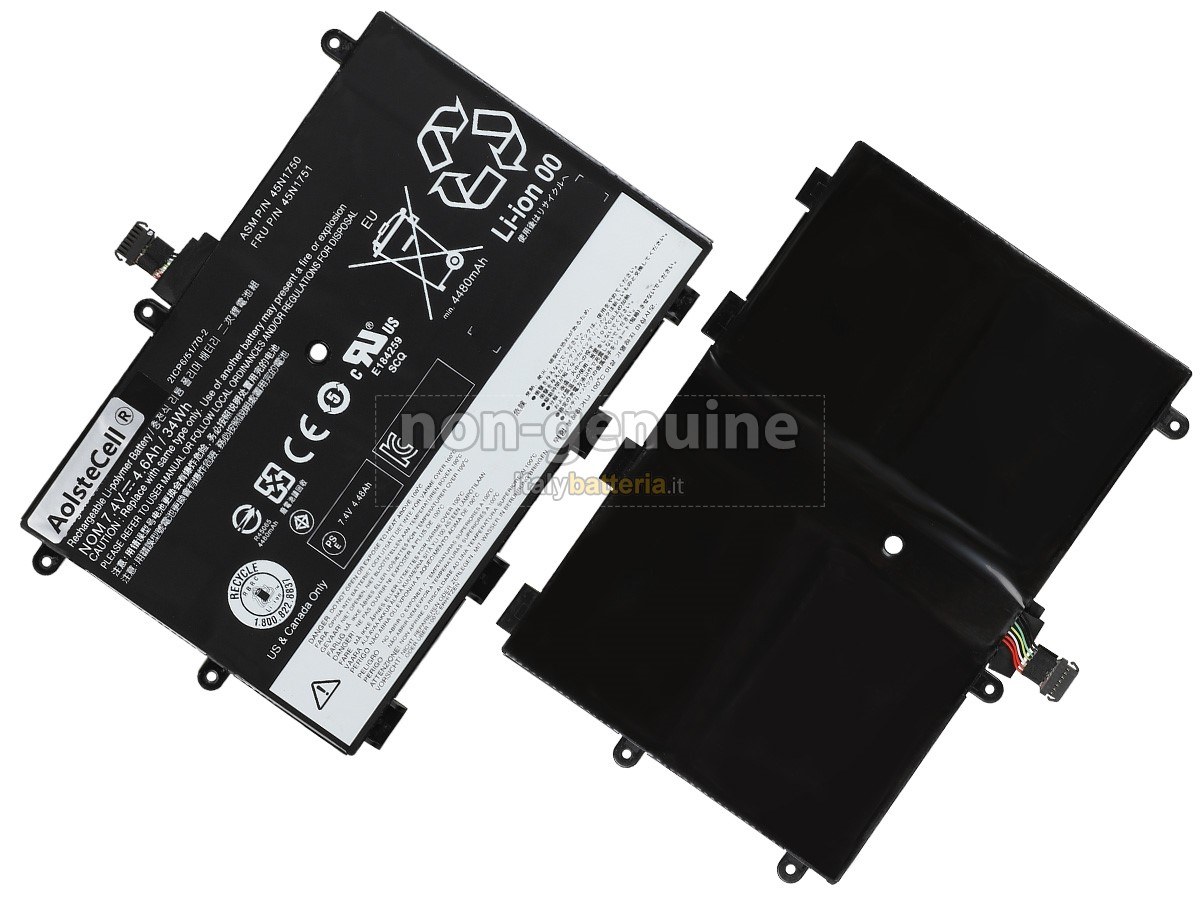 Batteria per portatile Lenovo ThinkPad YOGA 11E(20D9-9000EAU)