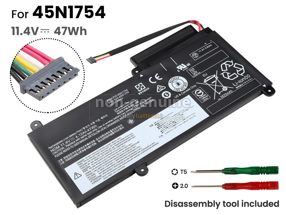Batteria per portatile Lenovo ThinkPad E460C