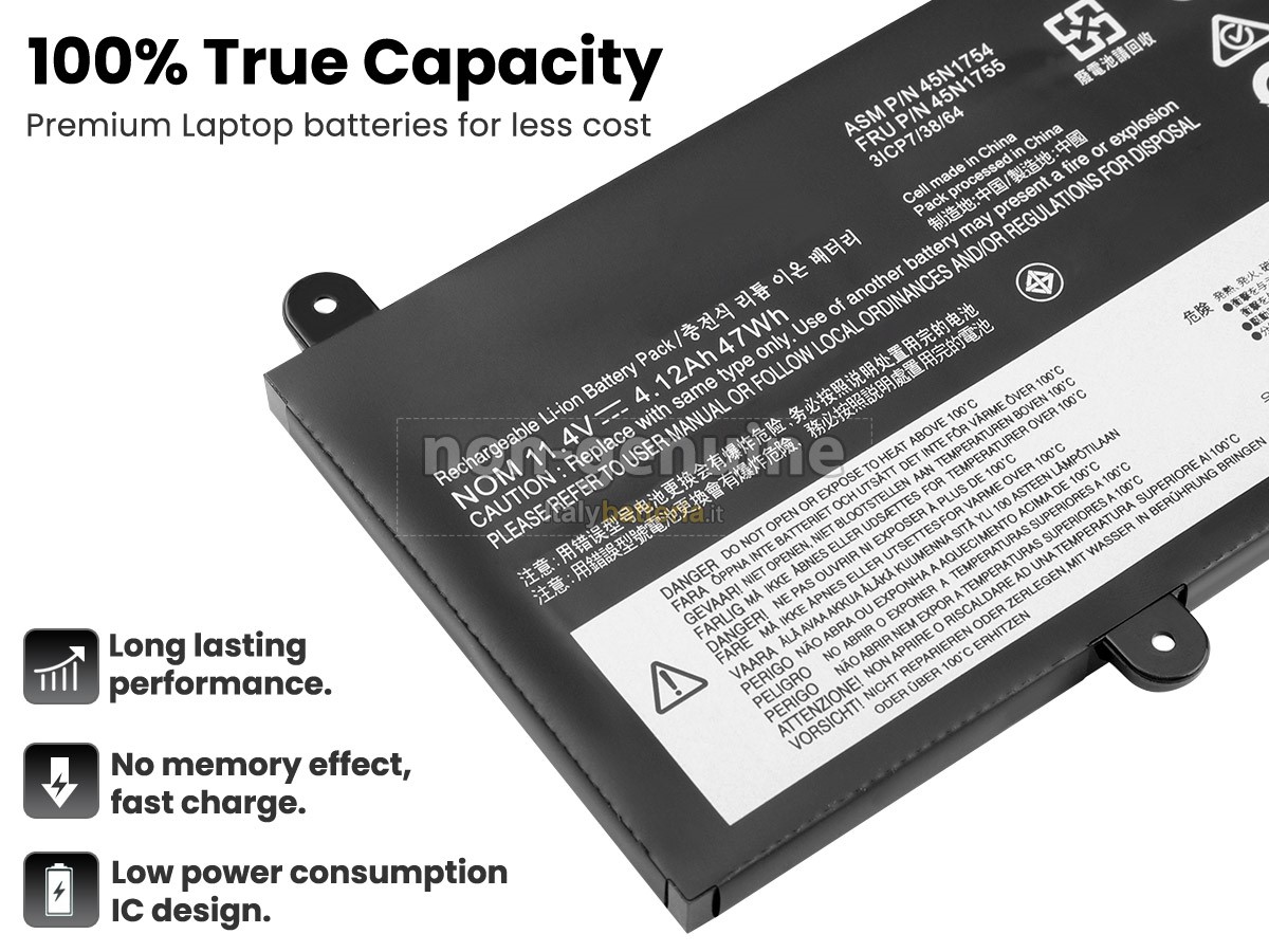 Batteria per portatile Lenovo ThinkPad E460C