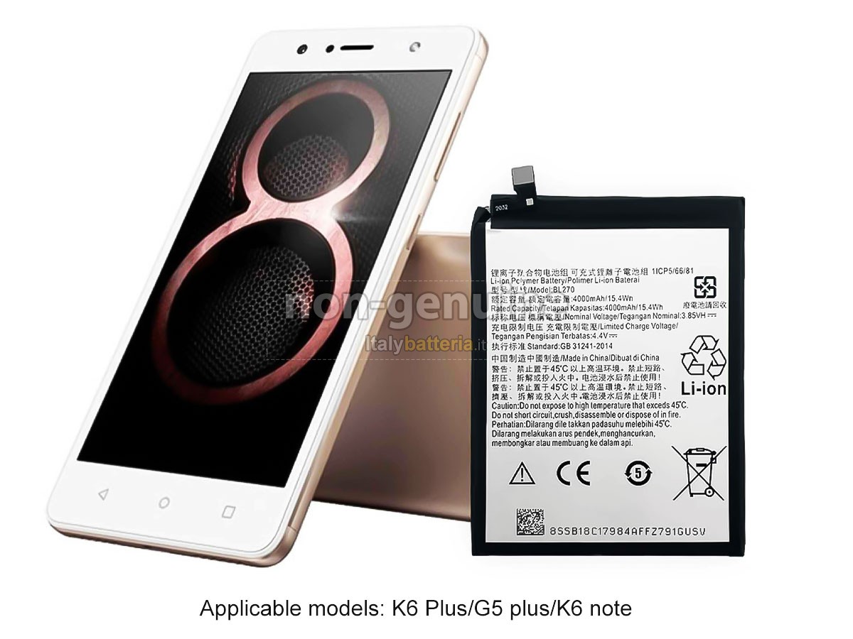 Batteria per Lenovo BL270