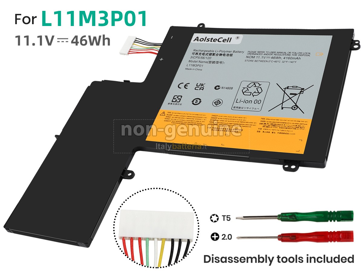 Batteria per Lenovo IdeaPad U310