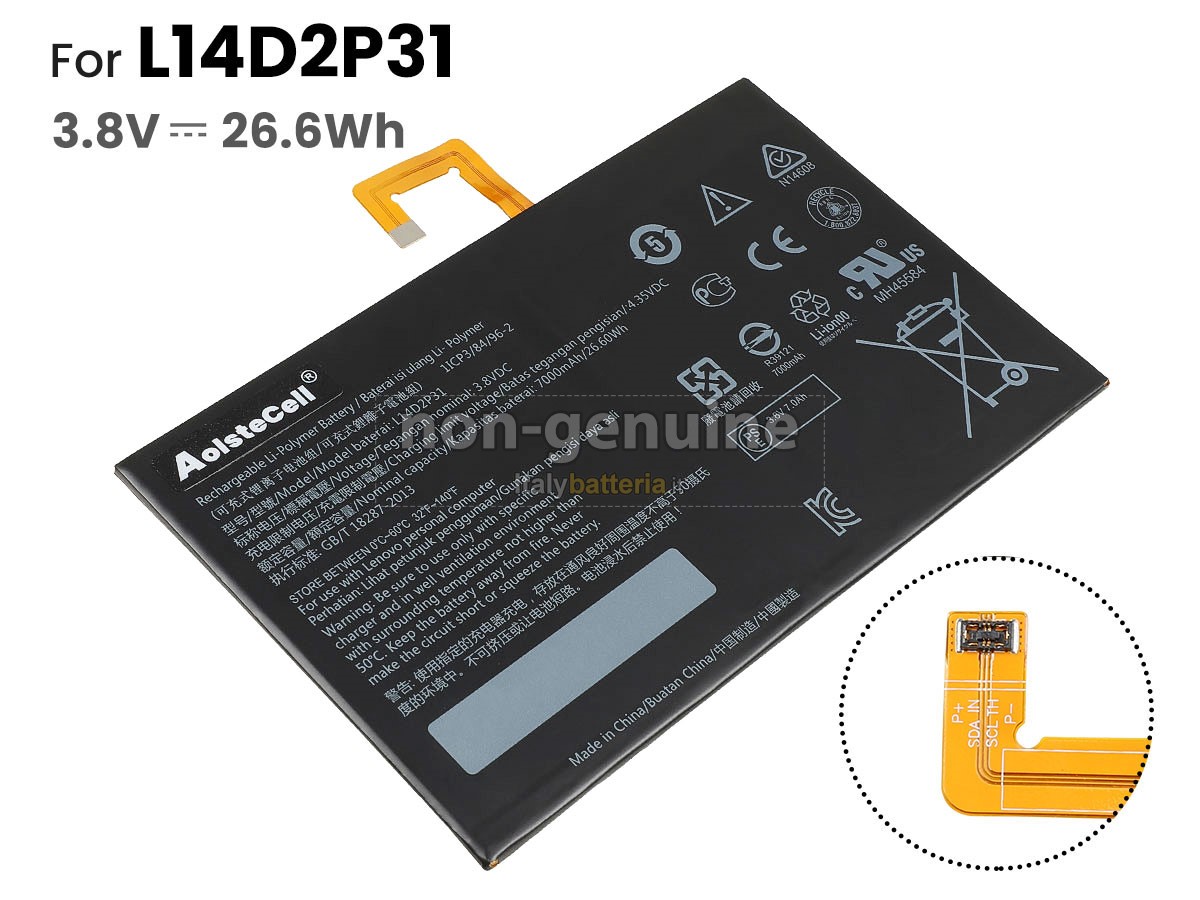 Batteria per portatile Lenovo TAB 2 A10-30