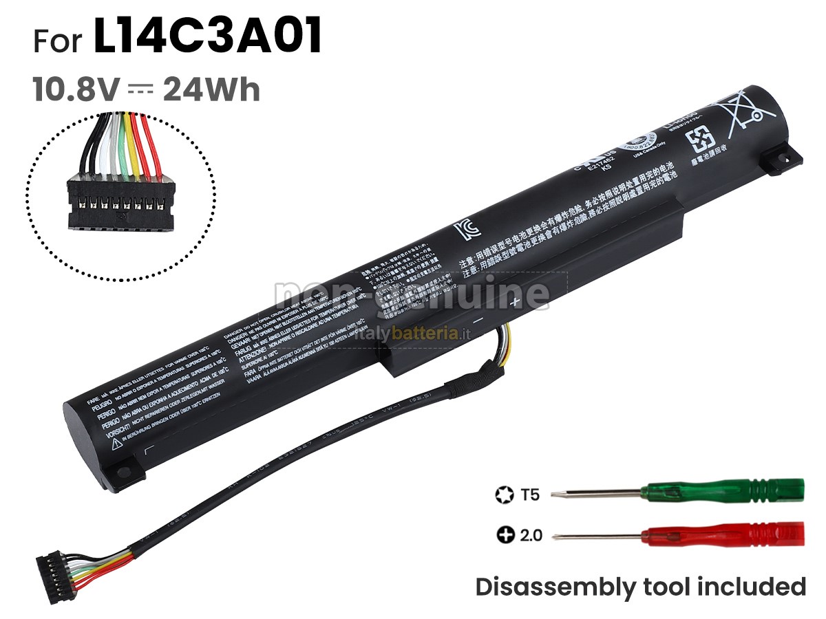 Batteria per portatile Lenovo IdeaPad 100-15IBY 80R8