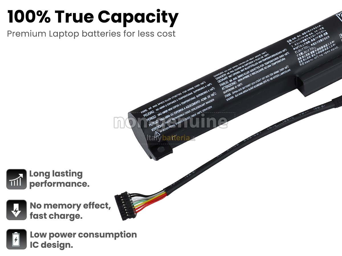 Batteria per portatile Lenovo IdeaPad 100-15IBY 80R8