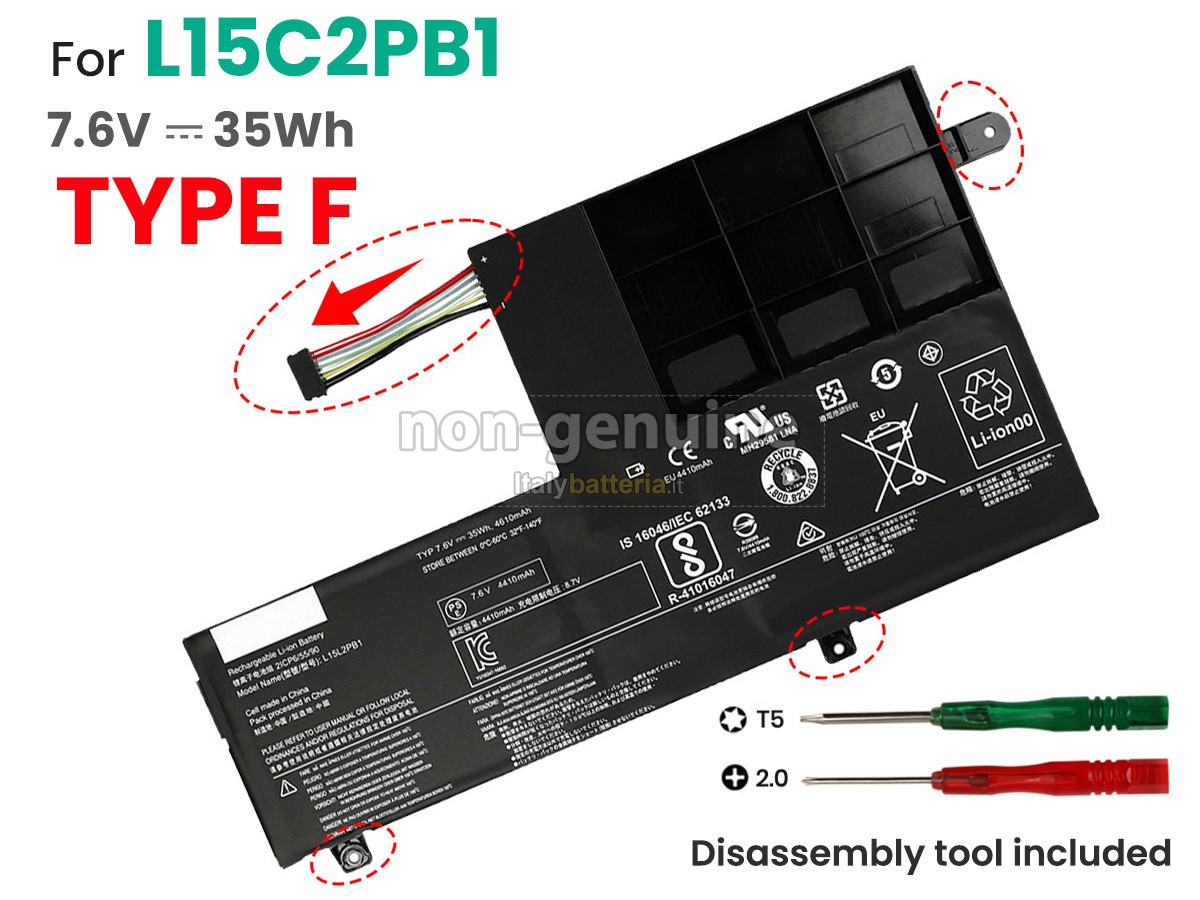 Batteria per Lenovo IdeaPad 330S-15ARR