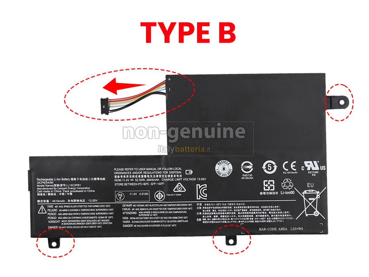 Batteria per Lenovo IdeaPad 330S-15ARR