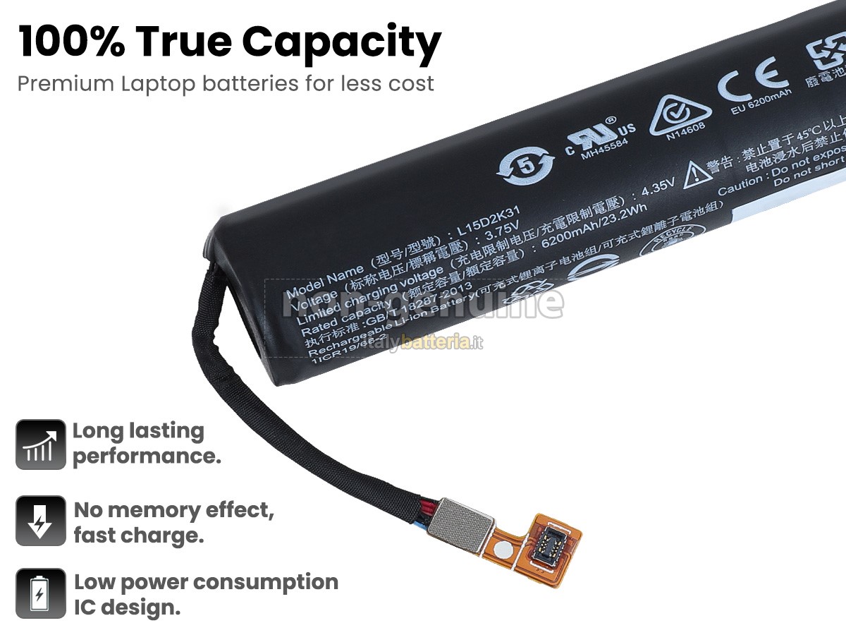 Batteria per portatile Lenovo YOGA TAB 3 8-inch