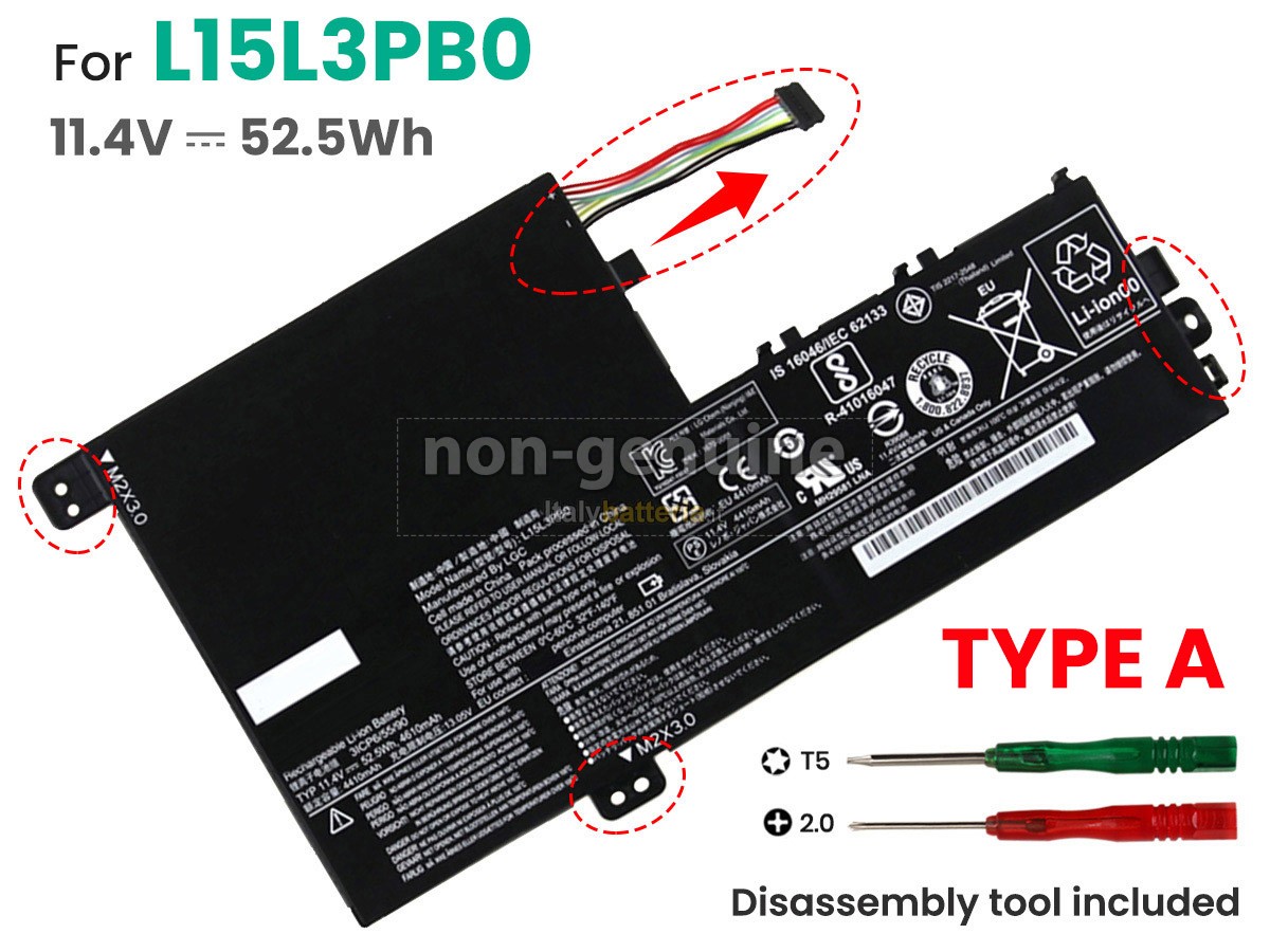 Batteria per Lenovo YOGA 520-14IKB(81C8007UGE)