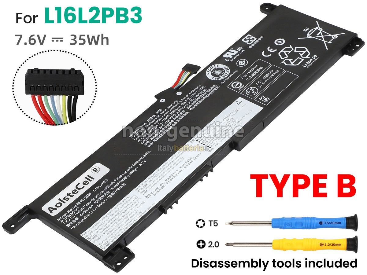 Batteria per Lenovo IdeaPad 330-15IKB-81DC015TRU