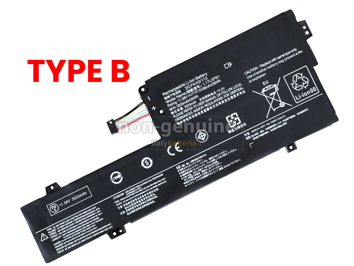 Batteria per Lenovo YOGA 720-12IKB-81B5003US