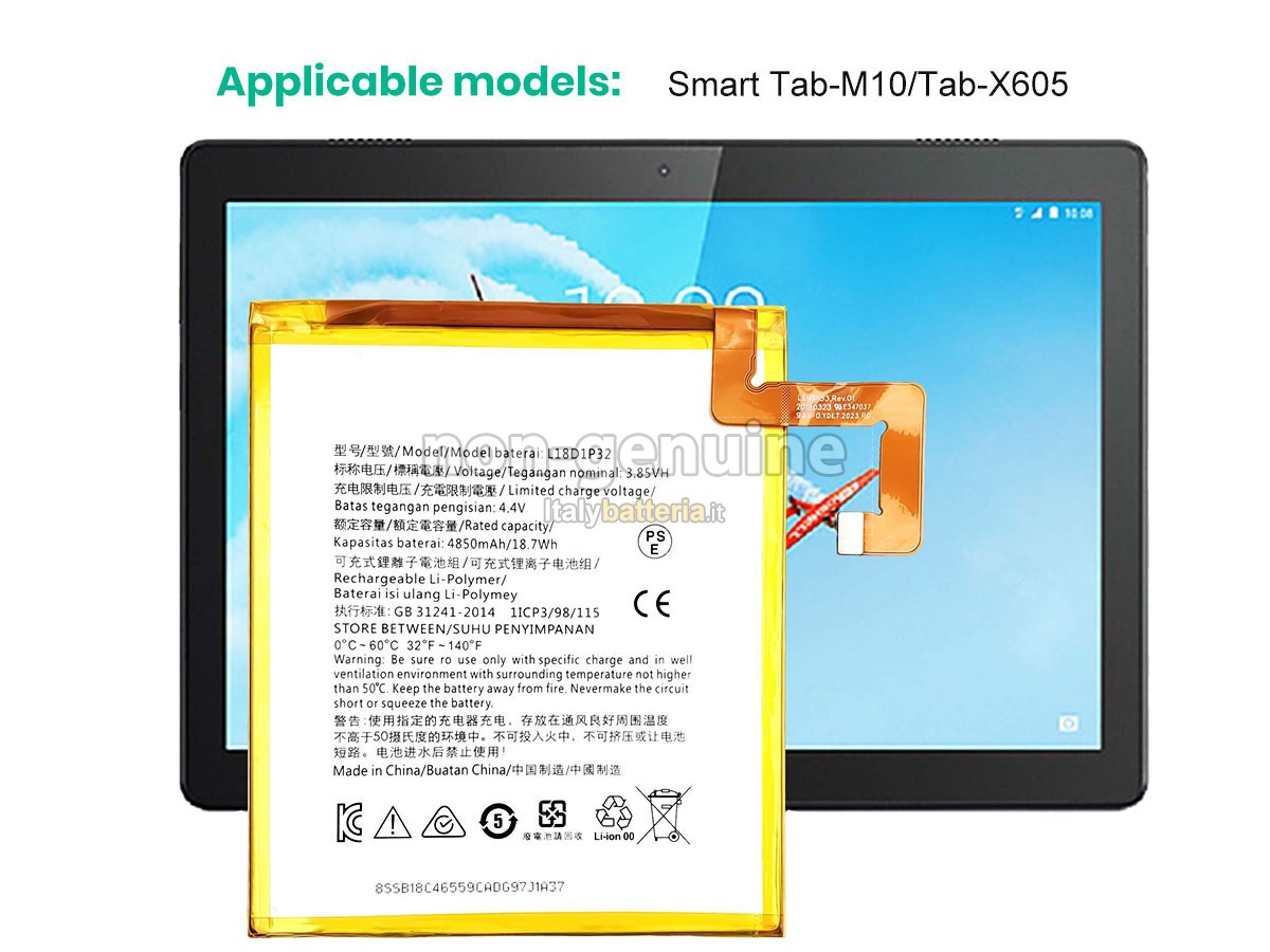 Batteria per Lenovo TB328FU