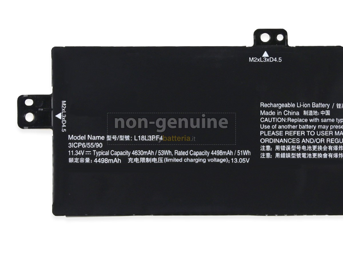 Batteria per Lenovo L18L3PF4(3ICP6/55/90)