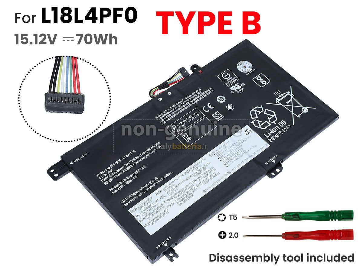 Batteria per Lenovo 81SW0038SA