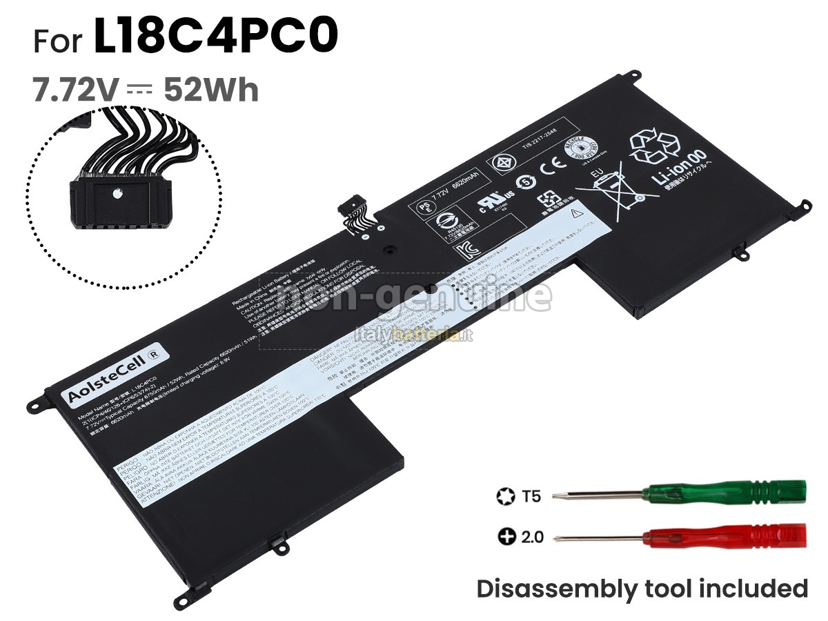 Batteria per portatile Lenovo YOGA S940-14IWL-81Q7