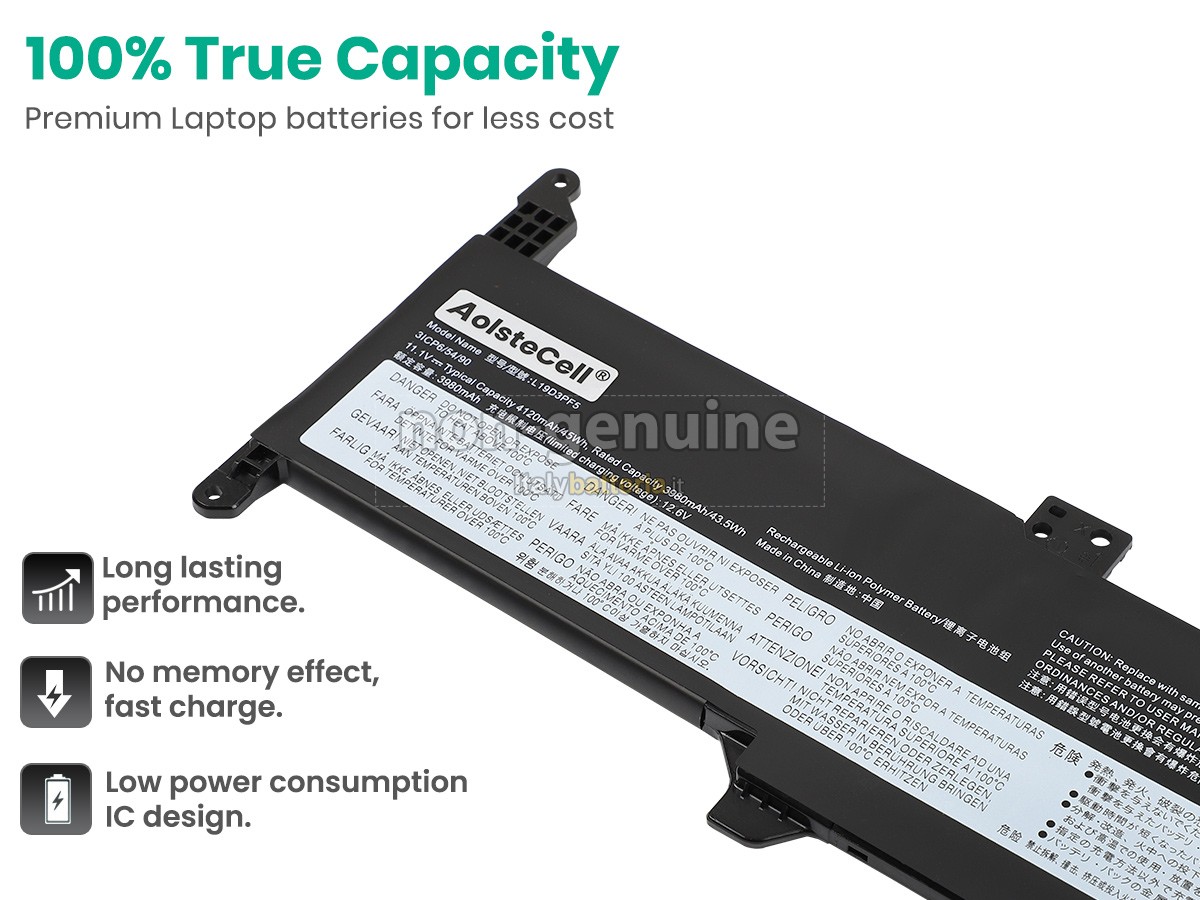 BATTERIA COOMPATIBILE PER Lenovo Ideapad 320-15ikb L16M2PB1 L16L2PB2
