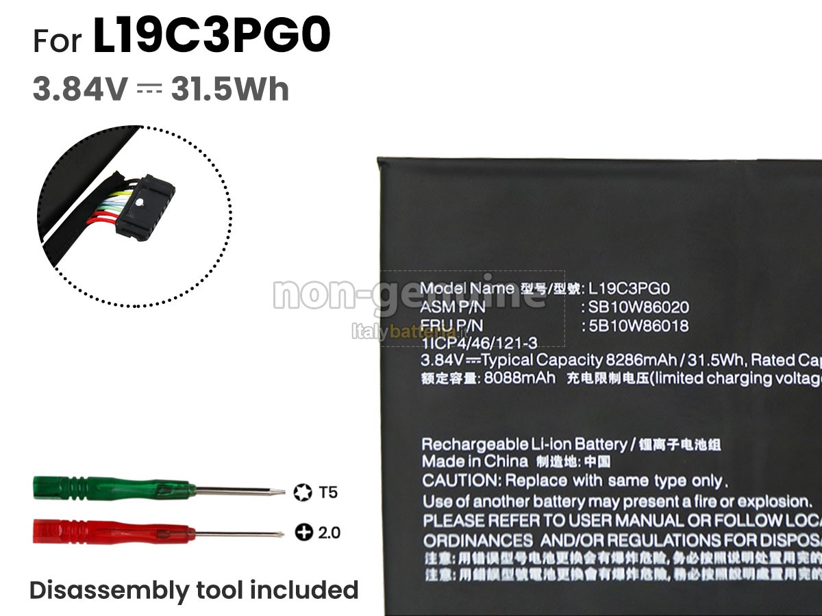Batteria per portatile Lenovo L19M3PG0