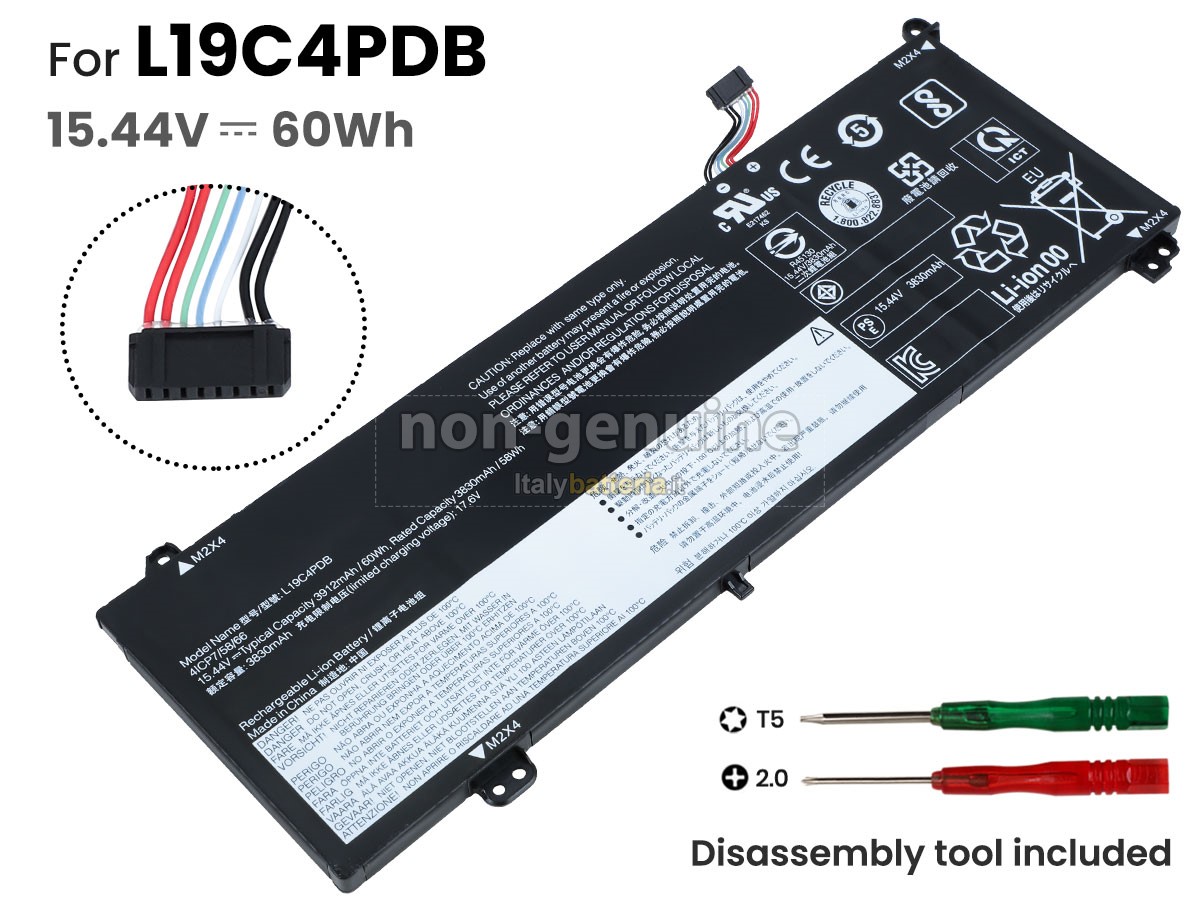 Batteria per portatile Lenovo THINKBOOK 14S YOGA ITL-20WE0003AT