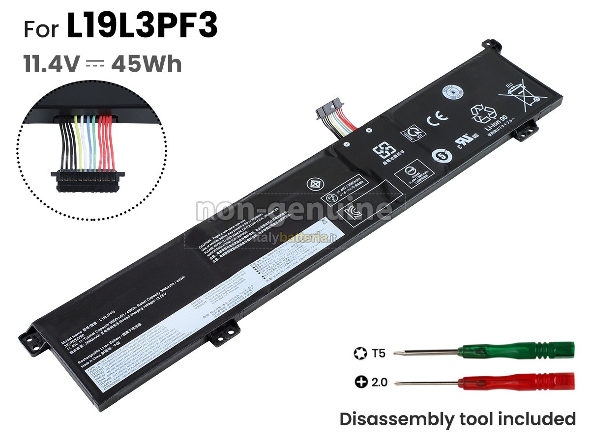 Batteria per portatile Lenovo L19L3PF3