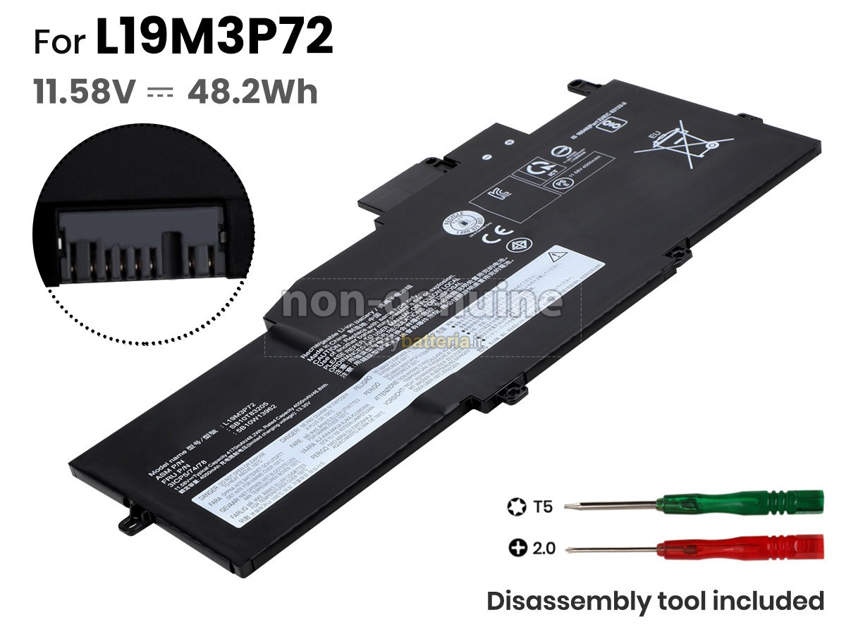 Batteria per portatile Lenovo L19M3P72