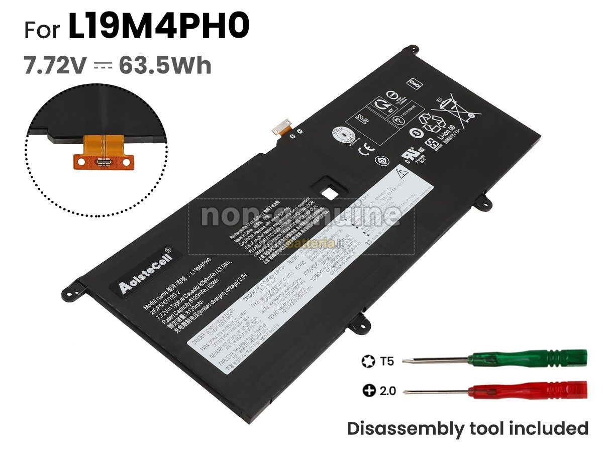Batteria per portatile Lenovo YOGA SLIM 9 14ITL5-82D1000YAU