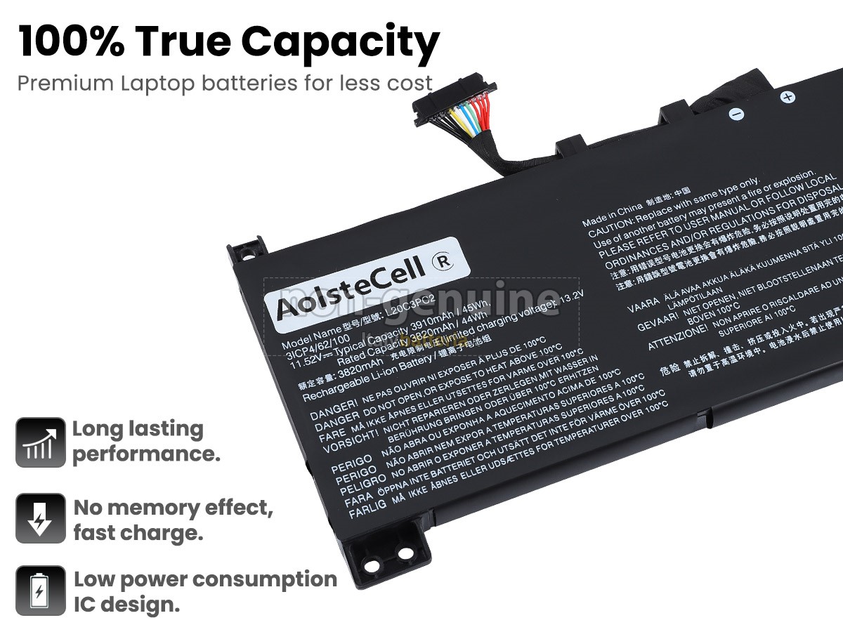 Batteria per portatile Lenovo IdeaPad GAMING 3 15IHU6-82K100GEPB