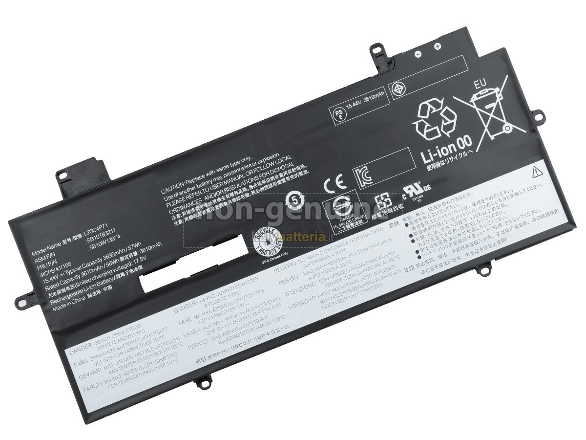 Batteria per portatile Lenovo ThinkPad X1 CARBON GEN 11-21HM006WFR