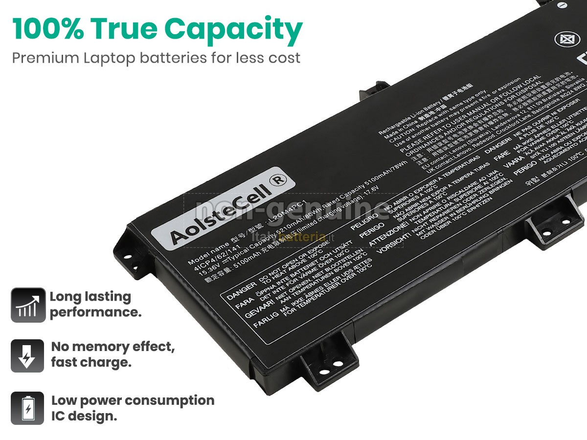 Batteria per Lenovo L20M4PC0
