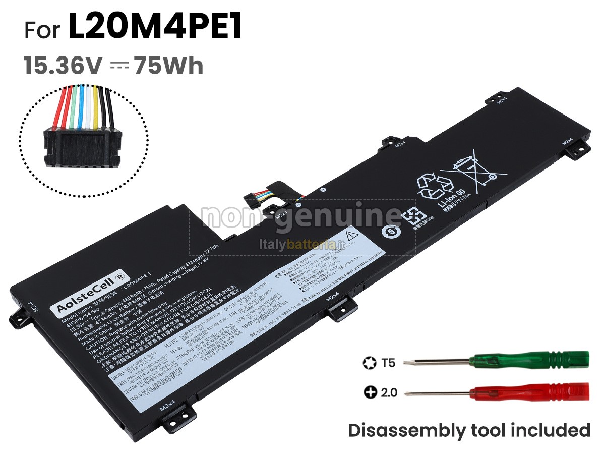 Batteria per portatile Lenovo IdeaPad 5 PRO 16ARH7-82SN006XPB