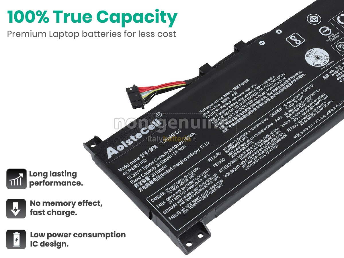 Batteria per Lenovo IdeaPad GAMING 3 15ACH6-82K2008NSC